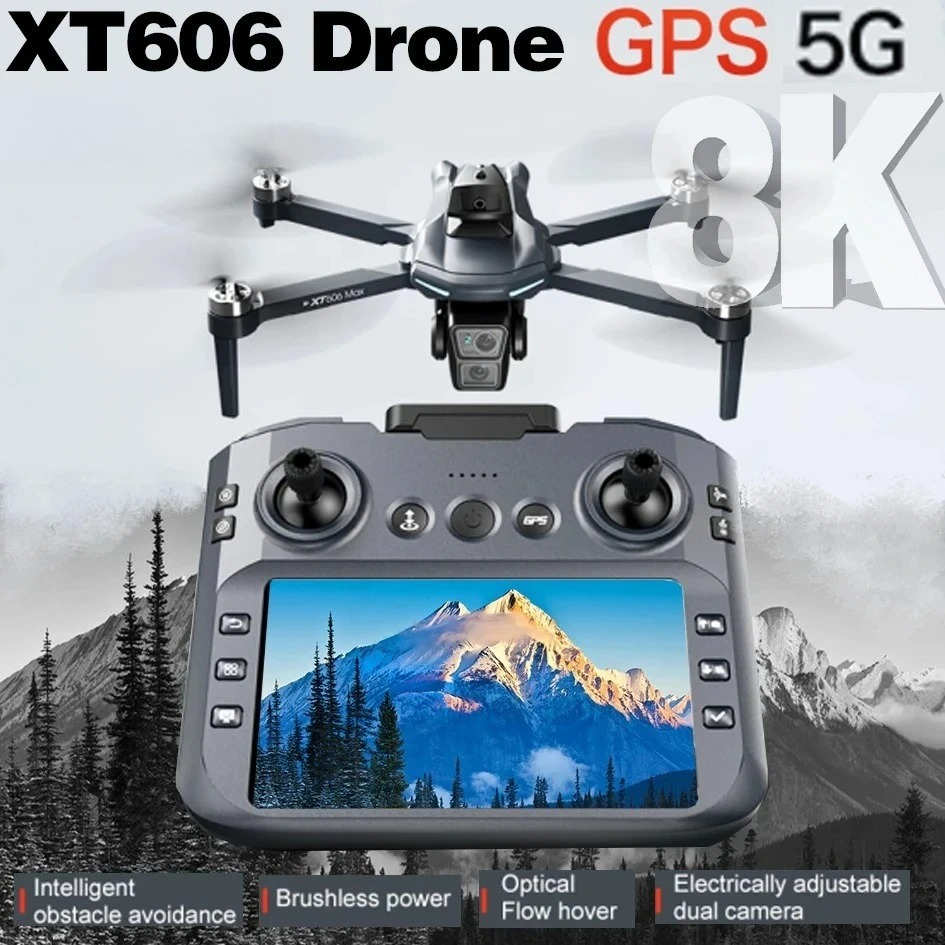 Drone Mapping - Original XT606 Drone Professional 8K HD
