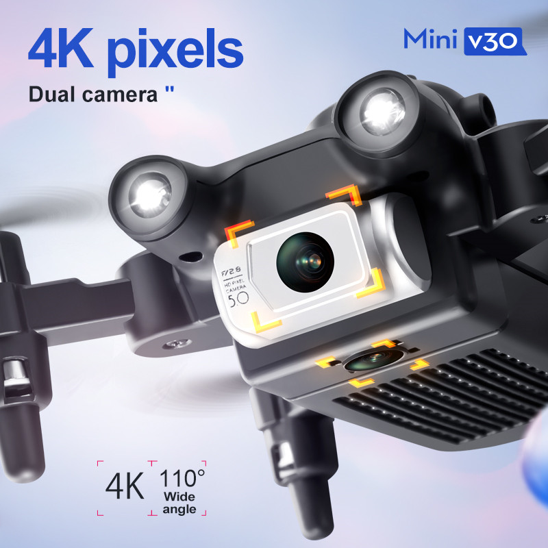 Mini V30 WiFi FPV Drone With 4 - Drone Cinematic 评论和价格