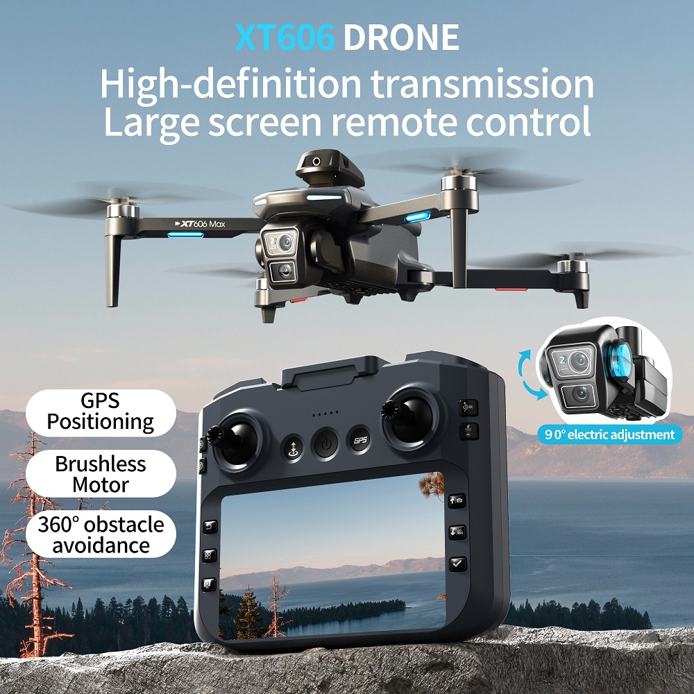 XT606 MAX 3 battery Drone 4k 8 - Drone Multispectral 评论和价格