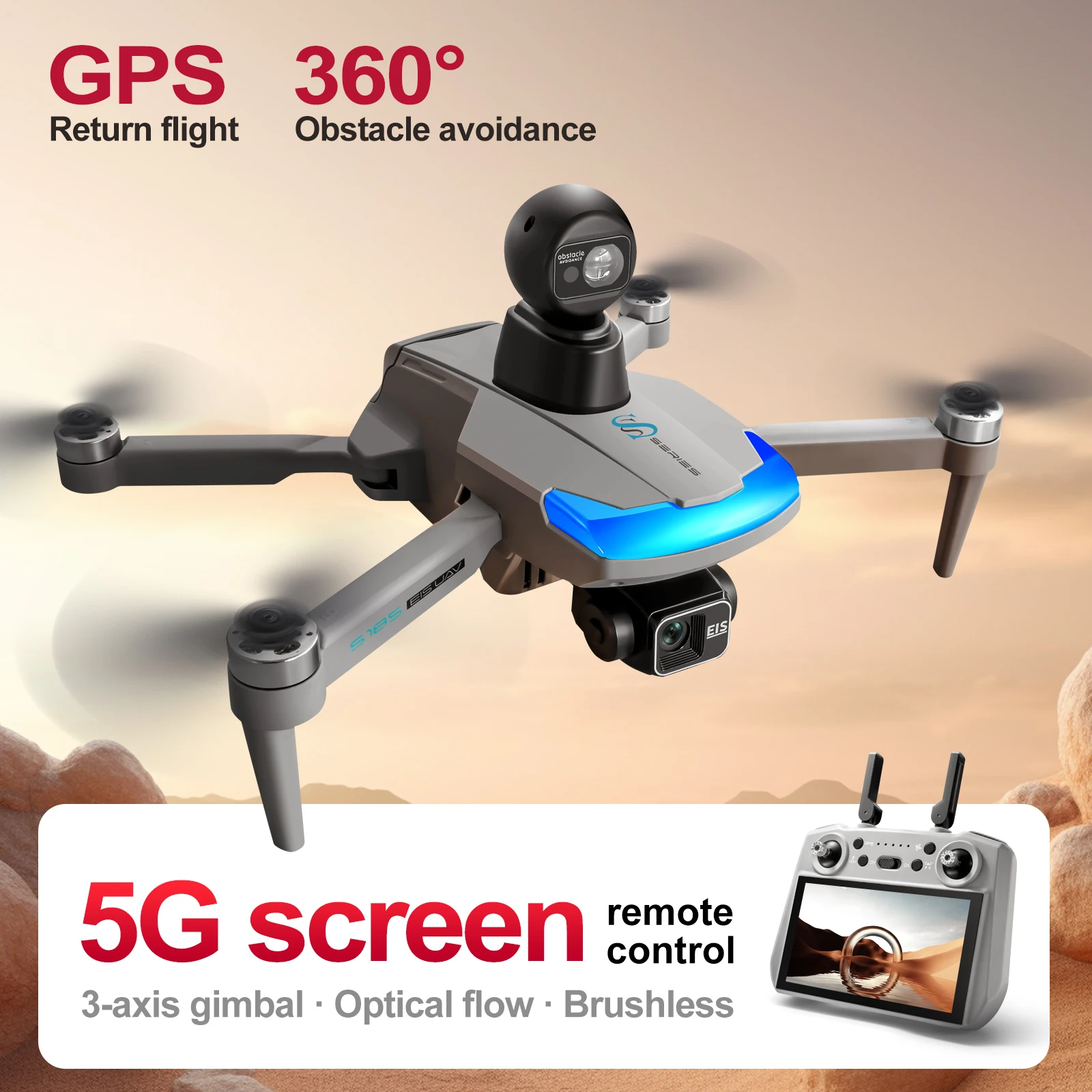 S185 Professional Drone 2.7K H - Drone Multispectral 评论和价格