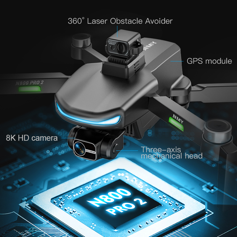 N800 PRO 2 GPS Drone Professio - Drone Multispectral 评论和价格
