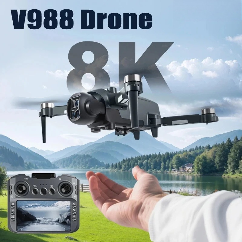 Original V988 Drone 8K HD Dual - Drone Multispectral 评论和价格