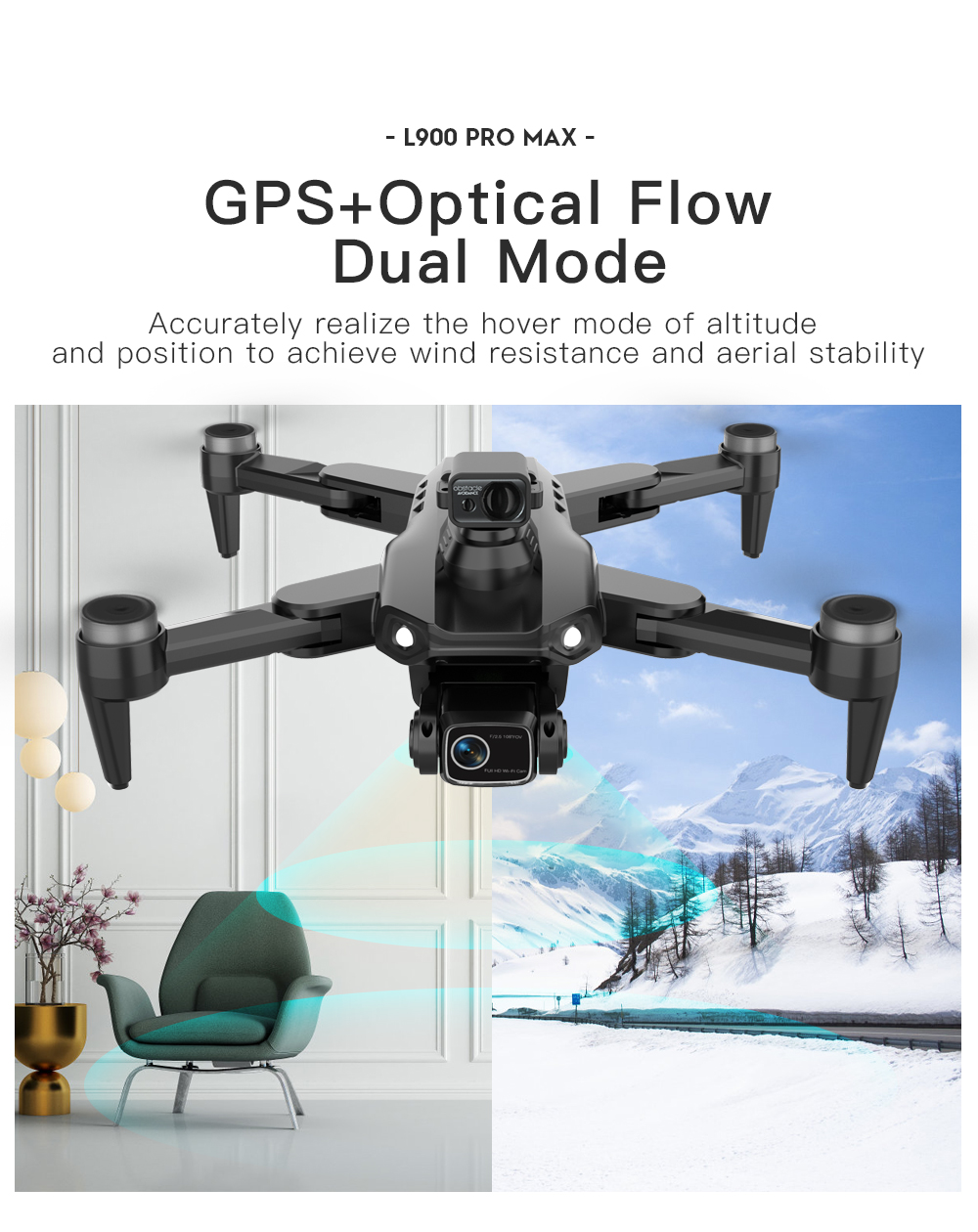 LYZRC L900 PRO MAX Laser obsta - Drone Surveying 评论和价格