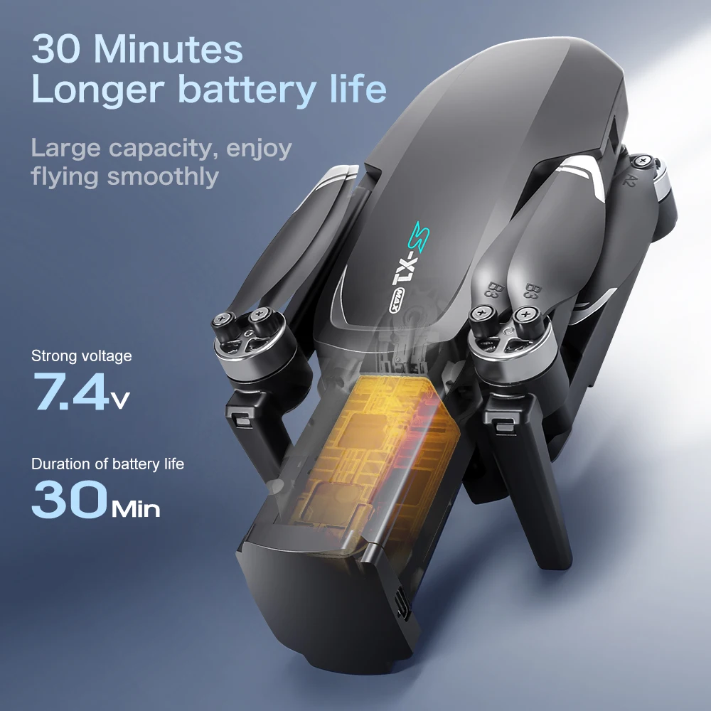 S-X1 MAX GPS Drone Battery 7.4 - Drone Mapping 评论和价格